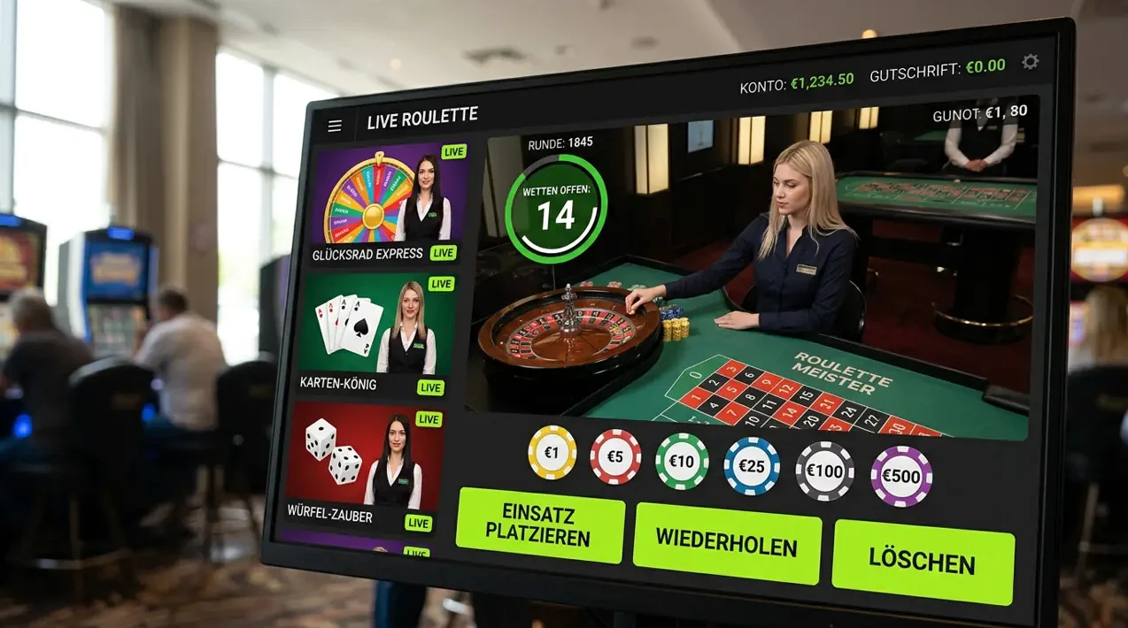 Live Dealer Tische — Auswahl bei Rizzio