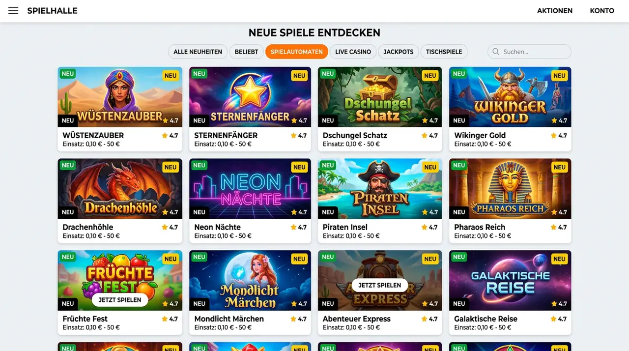 Crash Games & Neuheiten — Rizzio